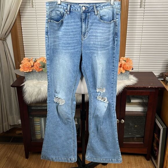 Vigoss Hendrix Flare Jeans Sz 31 - Picture 2 of 11